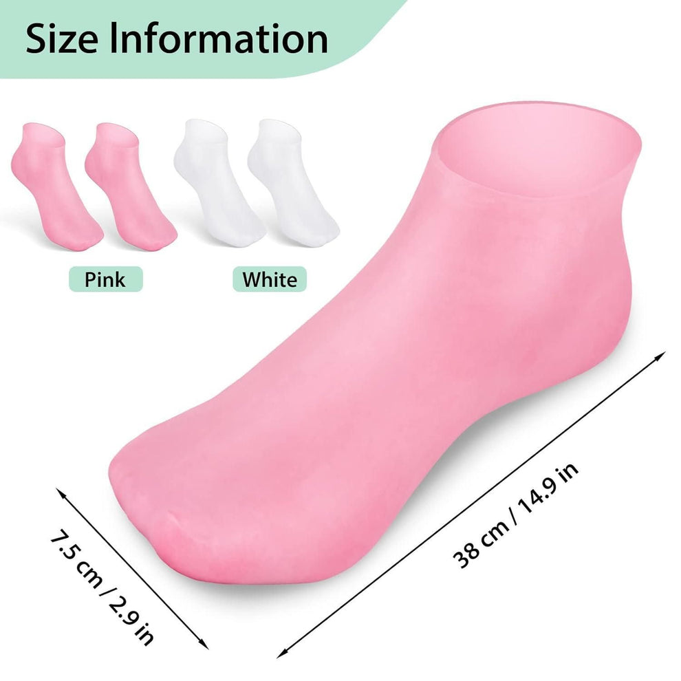 Silicone Gel Heel Socks Anti Slip For Dry Cracked Feet