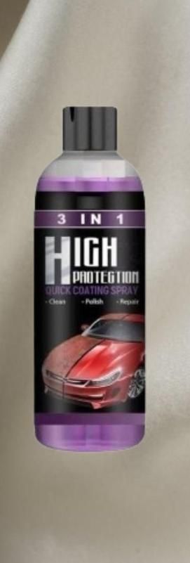 Combo - 1 Bottle Of 3 In 1 Coating Spray & 1 Glass Cleaning Board