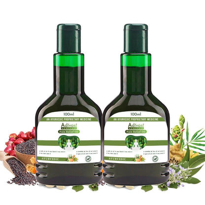 Adivasi Herbal Pain Ease Oil 100ml(Pack Of 1)