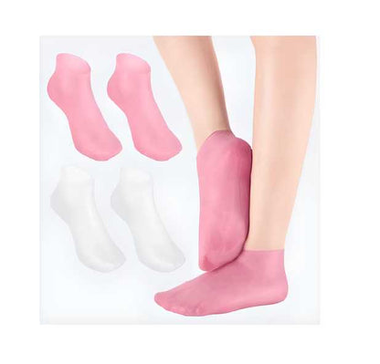 Silicone Gel Heel Socks Anti Slip For Dry Cracked Feet