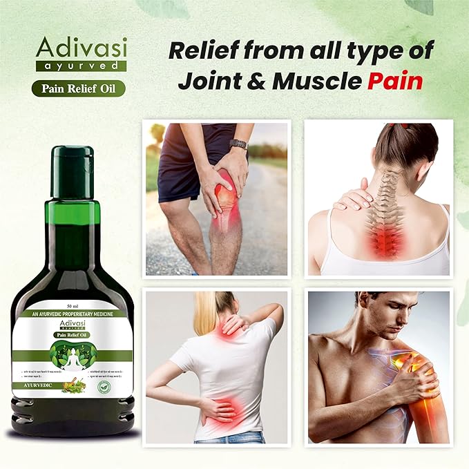 Adivasi Herbal Pain Ease Oil 100ml(Pack Of 1)