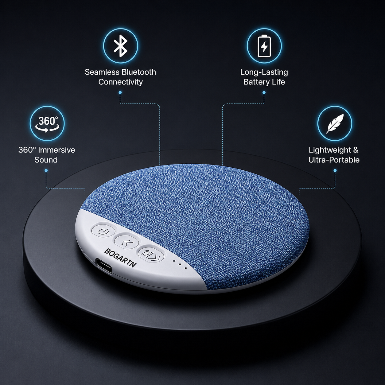 PillowPod™ | Under Pillow Speaker for Sleeping