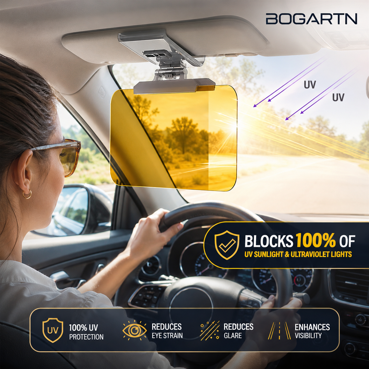 DriveSafe™ | Anti-Glare Car Visor