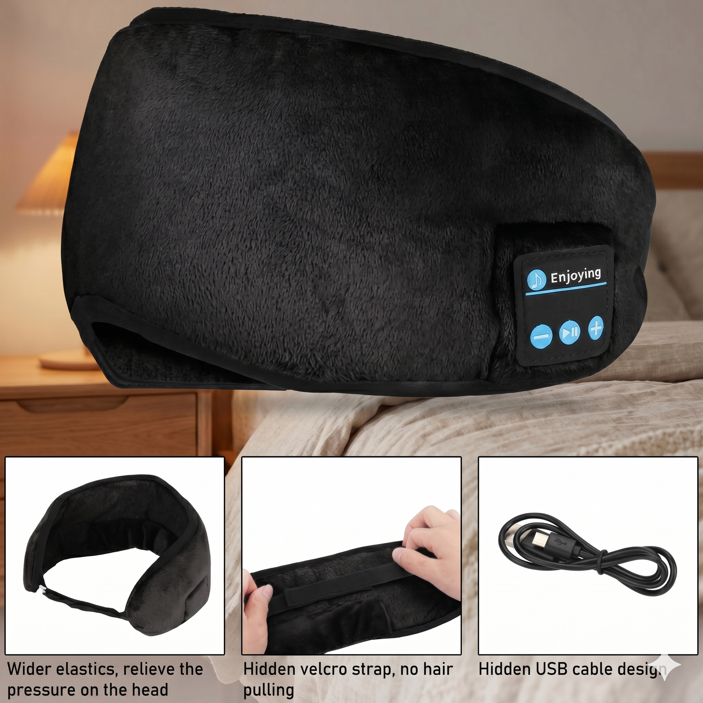 DreamSync™ | Bluetooth Sleep Eye Mask