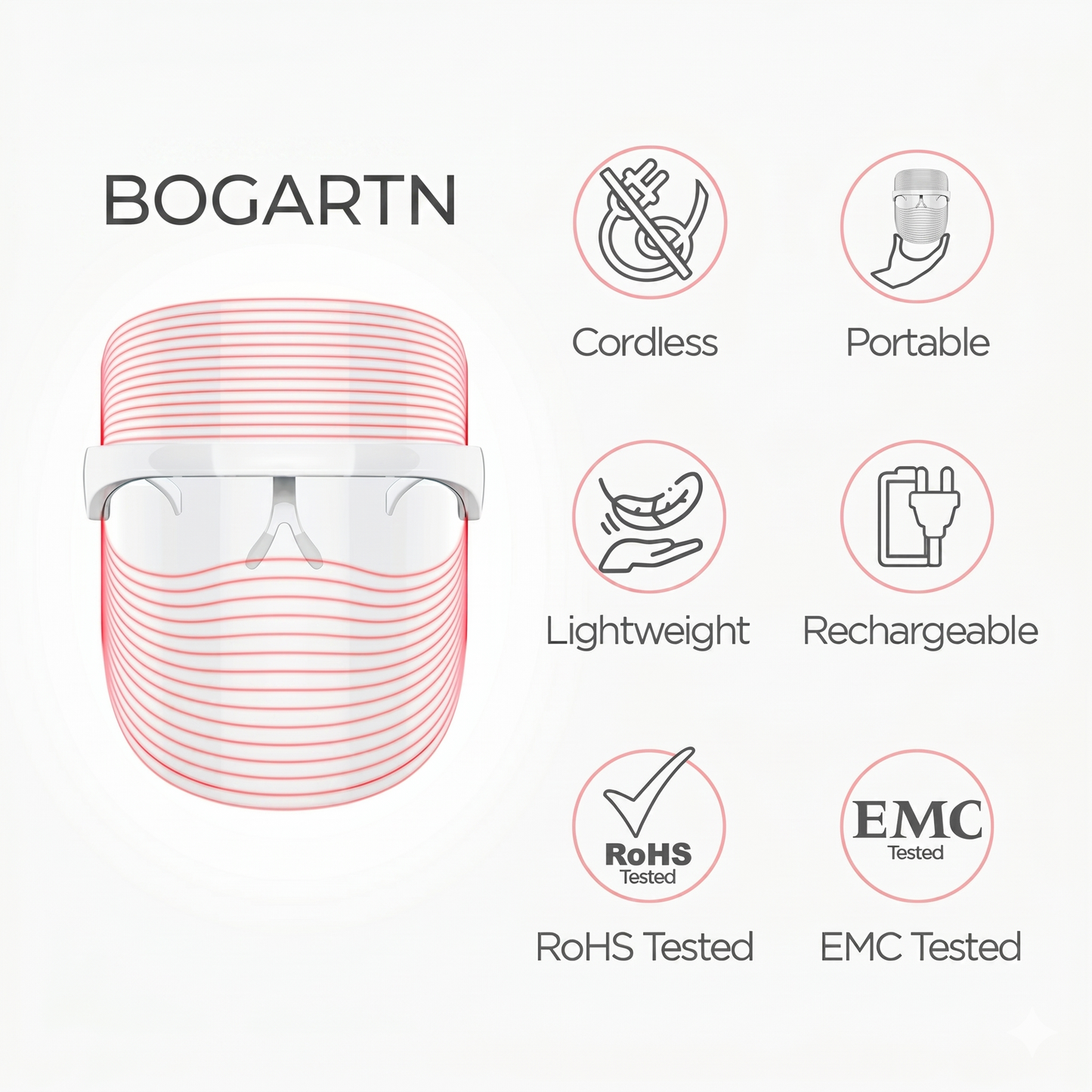 LumiGlow™ | 3-in-1 LED Face Mask
